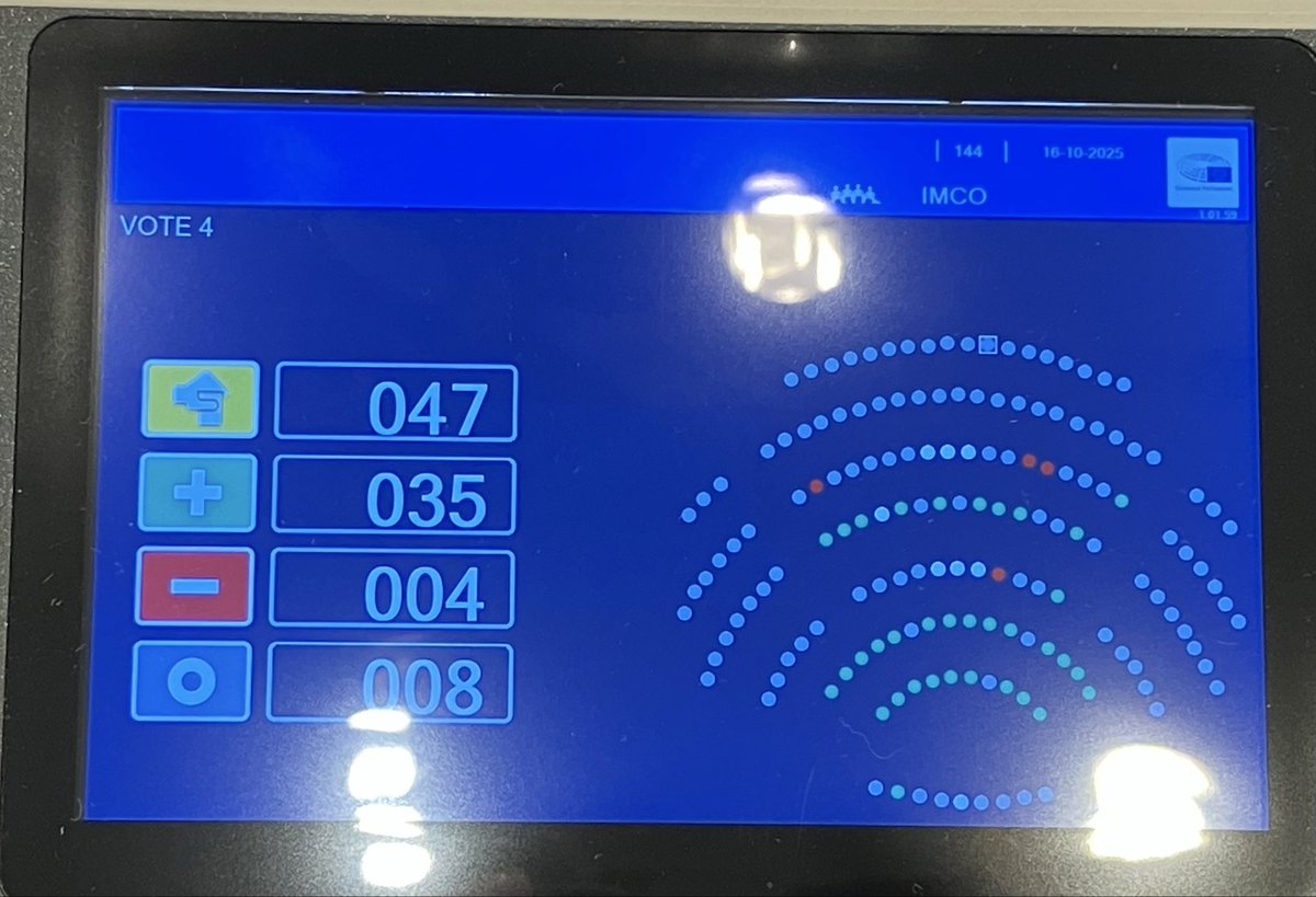 EP_SingleMarket's tweet photo. ✅ IMCO also backs @AdinaValean ’s report to boost transparency of foreign lobbying!
Press release available shortly https://t.co/FyafdHcjzh