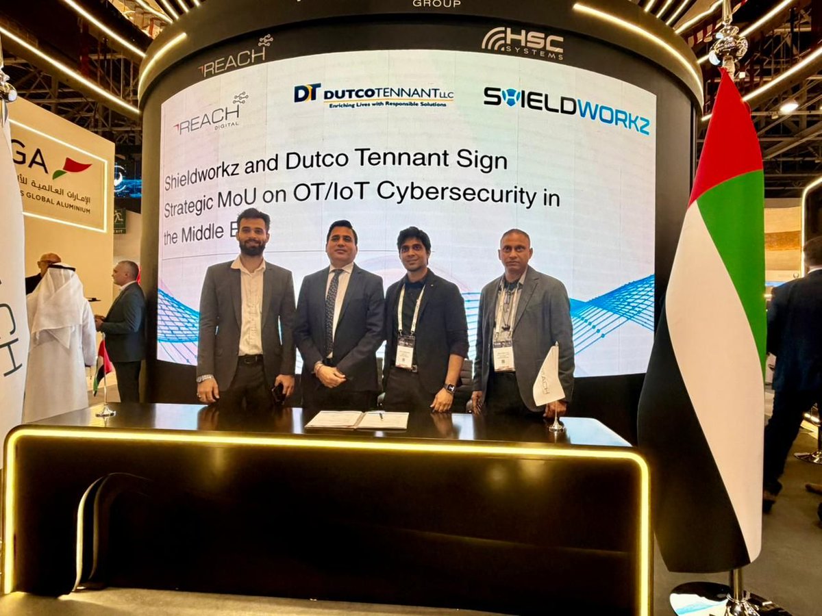shieldworkz's tweet image. Exciting news! #Shieldworkz has signed an #MoU with #DUTCO TENNANT LLC, marking a powerful #Partnership to advance industrial &amp;amp; OT cybersecurity across the region.

Together, we’re building stronger, more resilient critical infrastructure.
🔗 shieldworkz.com/request-a-demo
#OTSecurity