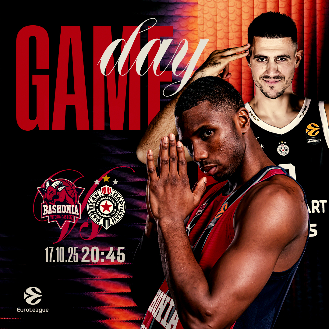 Baskonia's tweet image. 🚨 ¡SORTEO EXPRESS partido🆚 @PartizanBC ! 🏟️
👉Síguenos + ❤️+ RT
👉Menciona a tu acompañante
¡Podrás disfrutar del partidazo de @EuroLeague con una experiencia VIP 2⃣!