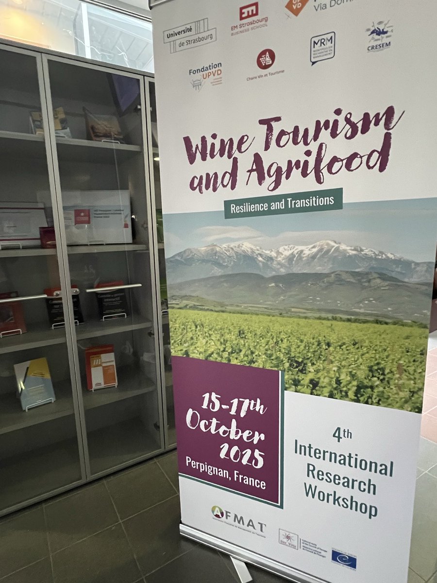 Càtedra GCT (@catcalonge_udg) on Twitter photo Avui assistim als tallers de recerca internacional sobre enoturisme a la Universite de Perpignan Via Domitia amb <a href="/EMStrasbourg/">EM Strasbourg (FR)</a> Chaire Vin et Tourisme Avui assistim als tallers de recerca internacional sobre enoturisme a la Universite de Perpignan Via Domitia amb <a href="/EMStrasbourg/">EM Strasbourg (FR)</a> Chaire Vin et Tourisme
