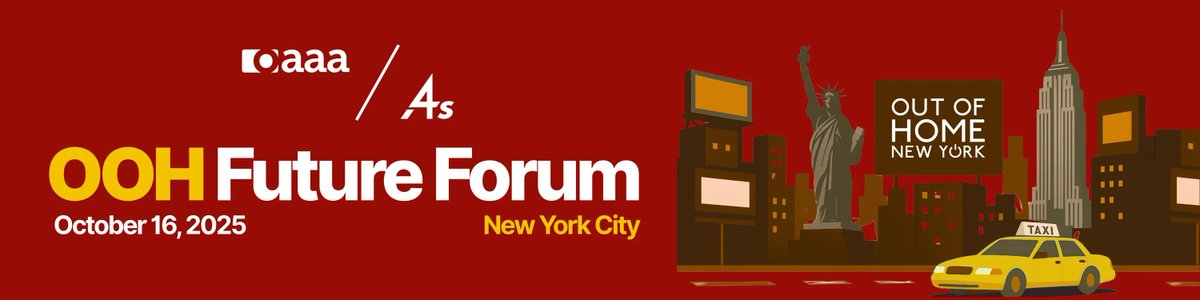 Today's #OOHNYC <a href="/YourOAAA/">OAAA</a> <a href="/4As/">4A's</a> #OOH Future Forum dailydooh.com/archives/170935 is SOLD OUT