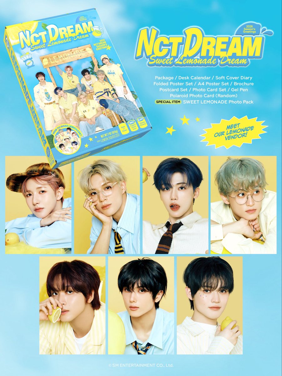 NCT DREAM ドリム 2026 シーグリ 2026 NCT DREAM SEASON'S GREETINGS
