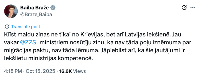 Mums tiešām paviecies ar ārlietu ministri 🙏