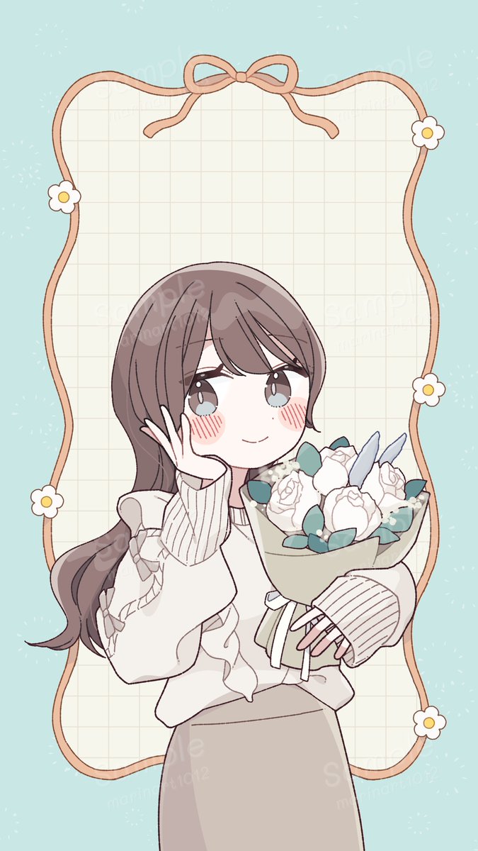 「イラストお仕事募集中 企業様・個人様問わずご依頼受付中です! MVイラスト/SN」|毬那🌸LINE着せかえ発売のイラスト