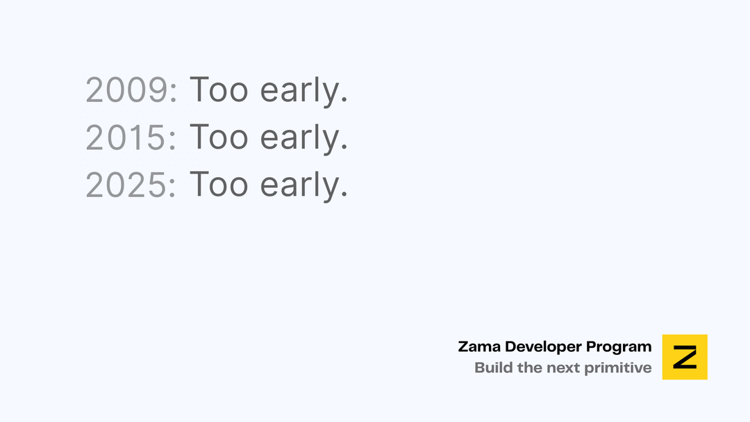 Zun2025's tweet image. Good morning everyone, have a great day ahead.
You probably noticed that I stopped yapping about @zama_fhe for the last 2 days.
It's because, beside Mindshare, I even trying to get some buildshare as well.
If you are a dev, I recommend you to participate in @zama_fhe's…