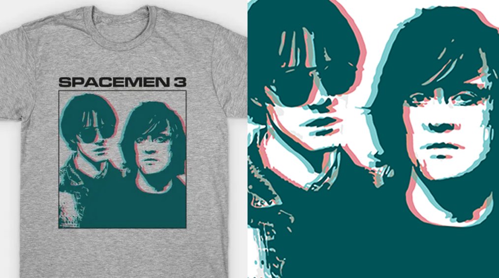 productxart's tweet image. Spacemen 3 
TEEPUBLIC: tinyurl.com/5x8rwbnd 

#spacemen3 #petekember #jasonpierce