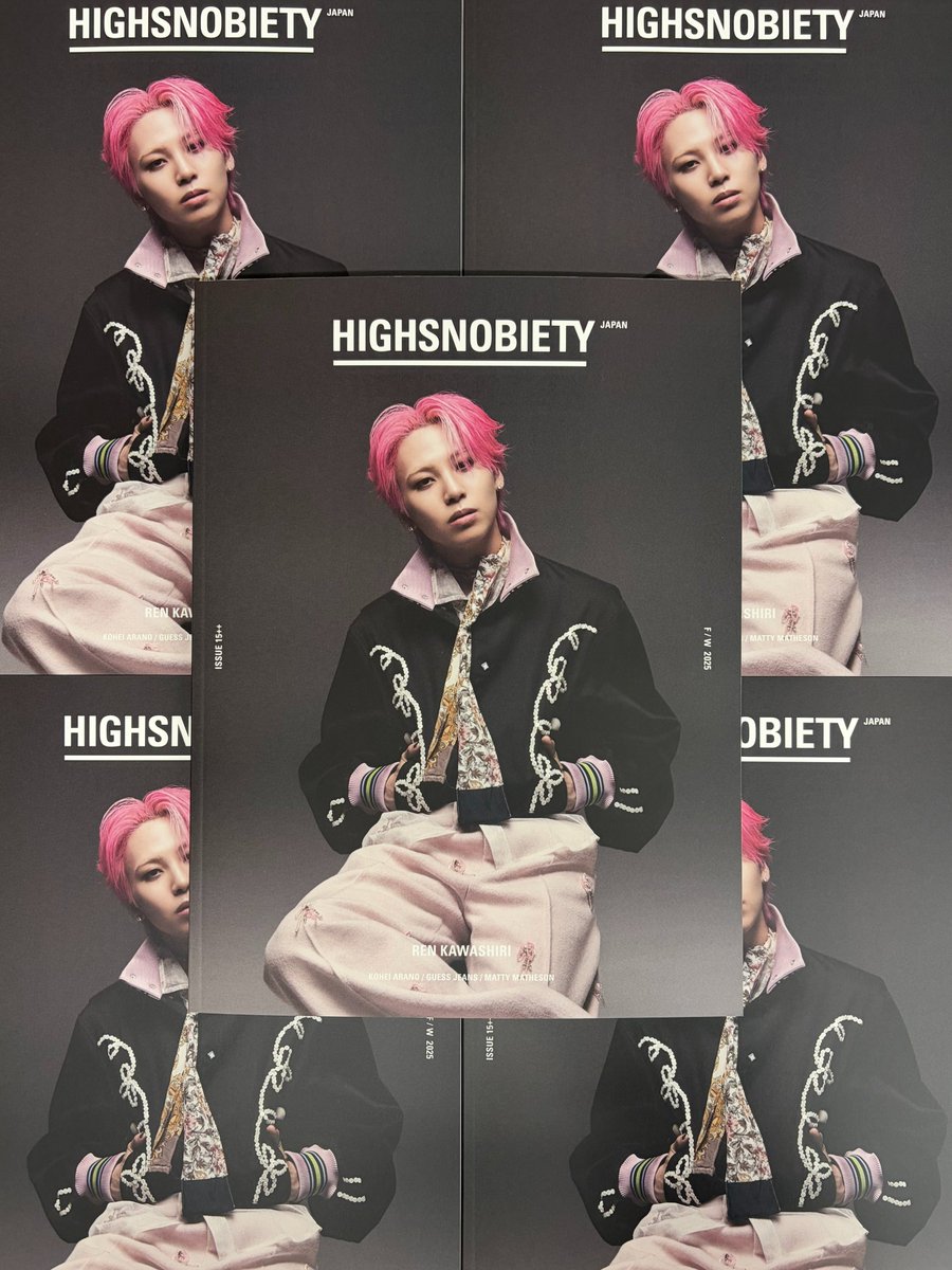 【#川尻蓮(#JO1)】

　 　　　💙川尻蓮くん表紙💙
　˗ˋˏ HIGHSNOBIETY JAPAN ISSUE15++ ˎˊ˗
　　 　　🌟本日入荷しました🌟

カバーに蓮くん登場💫
「ひとりの表現者」として
「HIGHSNOBIETY JAPAN」が切り取る
川尻蓮の魅力をお見逃しなく💥

▽詳細/お取り置きはこちら
tower.jp/article/news/2…