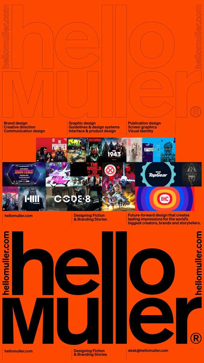 hellomuller's tweet photo. 14 New Projects added to the site since @helloMullerltd relaunched in 2023. 

64 Projects in total of future-forward work that creates lasting impressions for the worlds biggest creators, brands and storytellers.

Get in touch: https://t.co/jGqvkk50Kd https://t.co/PmoozjteFi