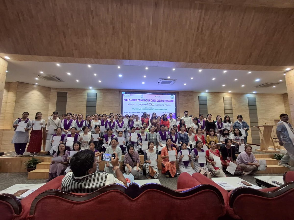 Arunachal State Rural Livelihoods Mission tweet media