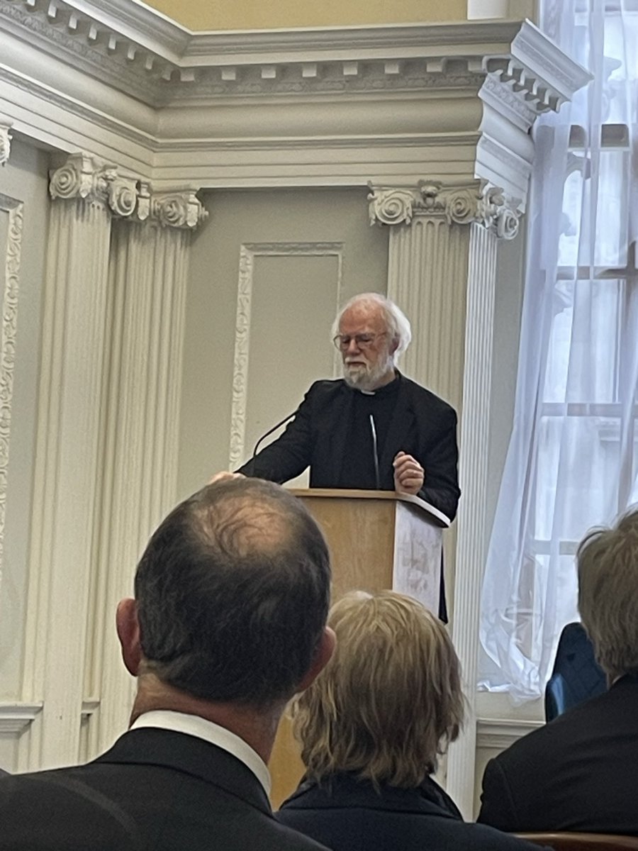 Former archbishop Rowan at #faithinthecity