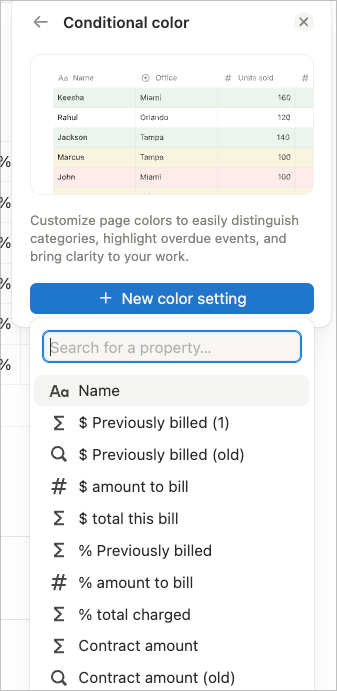 Conditional Color in Notion can now be applied based of formulas - this adds A LOT of use cases to properly color code your system 😍