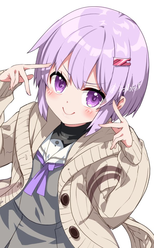 寒くなってきたので、ようやく雫ちゃんカーディガンが着れた…！

＃結月ゆかり雫