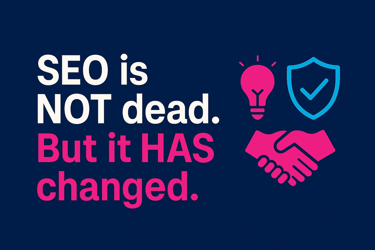 🔍 Is SEO dead? Not even close. But old SEO is.
AI, zero-click results &amp; conversational search are rewriting the playbook.
Find out what’s changing, what still matters &amp; how to future-proof your visibility 🚀
👉 ow.ly/SK5E50X6Egc
#SEO #FutureOfSearch #AISearch
