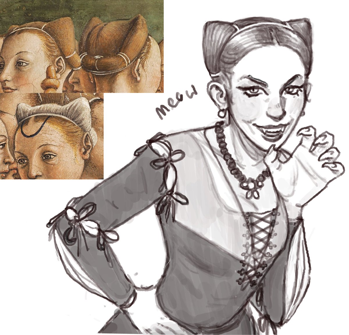 So no one was going to tell me there were cat girls in medieval Italy??