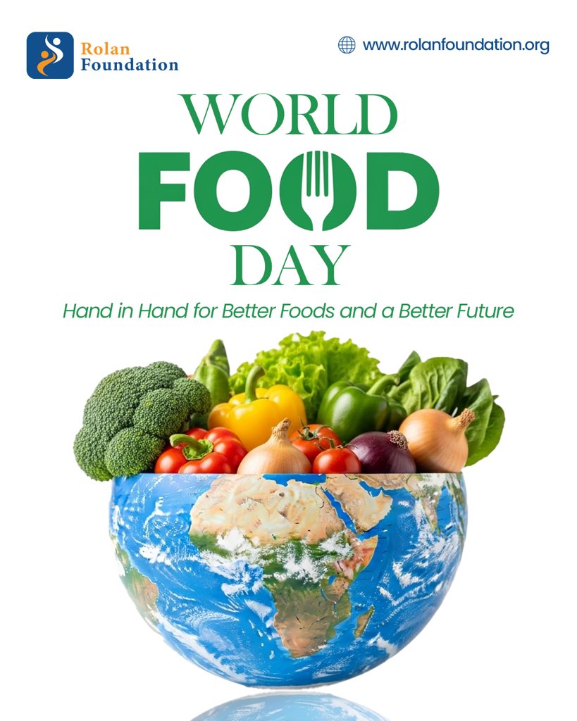 RolanFoundation's tweet photo. This world food day,let nourish hope and build communities where no one goes to bed hungry.
#WorldFoodDay 
#rolanfoundation https://t.co/baB9swcnwe