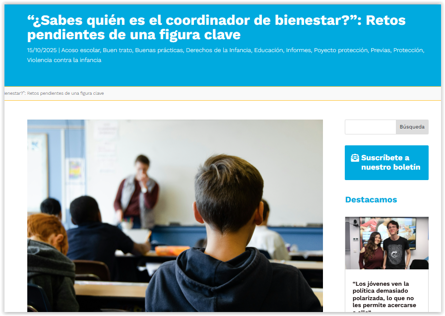 “¿Sabes quién es el coordinador de bienestar?”: Retos pendientes de una figura clave. Nuestra presidenta, María Sánchez, explica en este reportaje de <a href="/CiudadesAmigas/">Ciudades Amigas de la Infancia</a> las reivindicaciones de las familias respecto a la figura del coordinador de bienestar👇
ciudadesamigas.org/coordinador-bi…