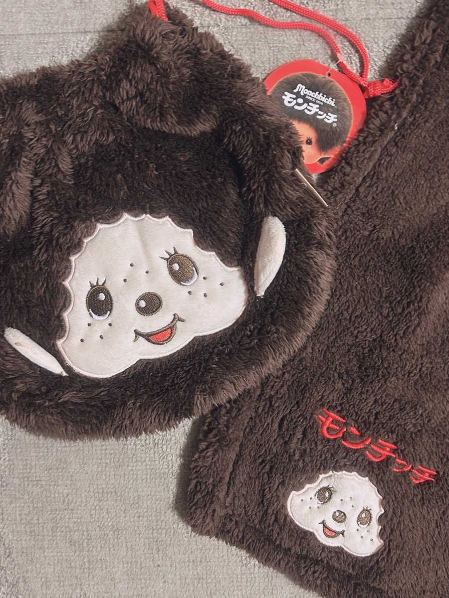 今日の戦利品
プライズのブランケット✌🏻
大きい巾着かわいい😽

 #モンチッチ