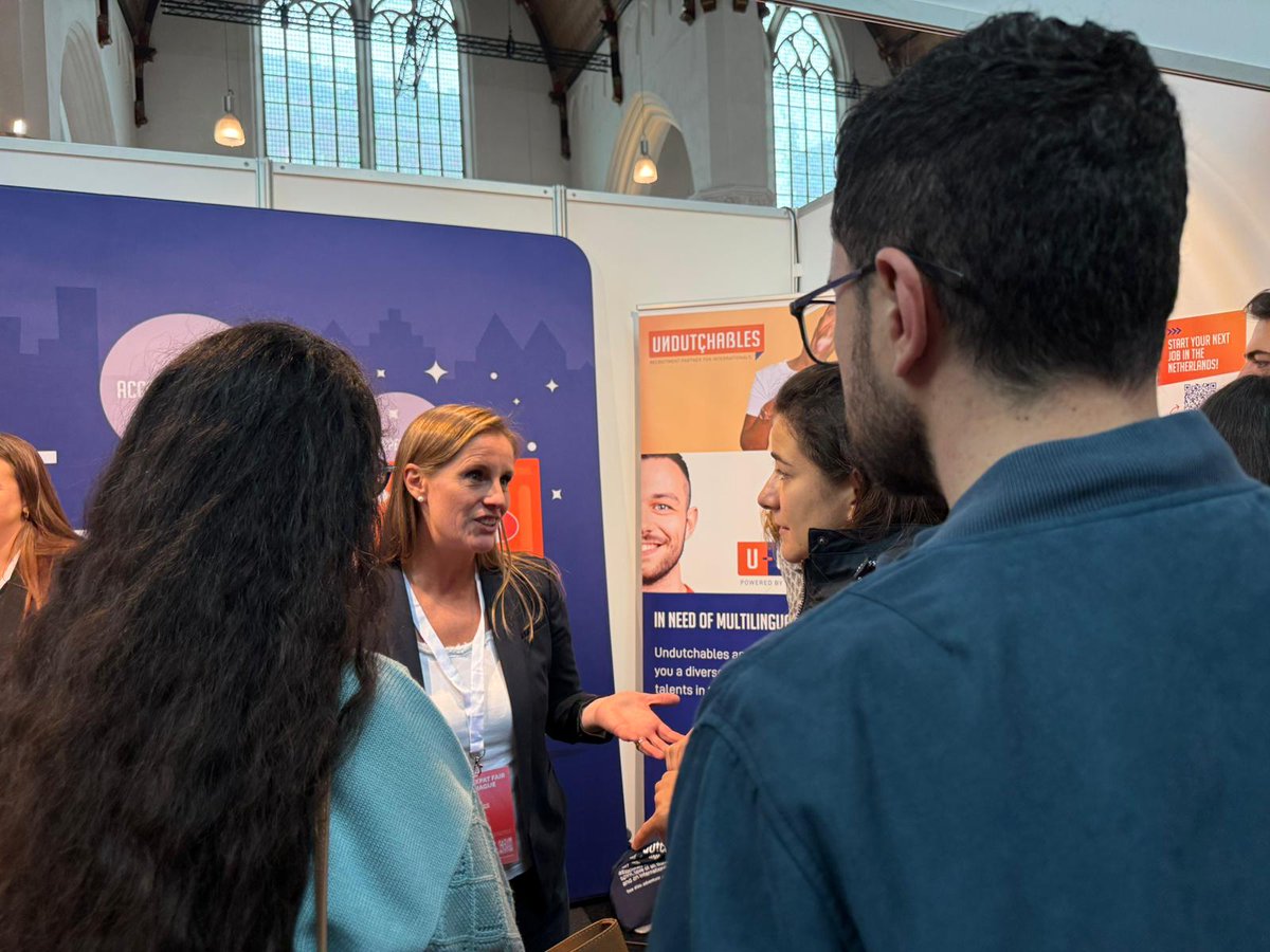 🎉 What a day at the IamExpat Fair The Hague!
Our stand was packed — great talks with so many internationals about careers&amp;life in the Netherlands.
Thanks to <a href="/IamExpatNL/">IamExpatNL</a> for this fantastic event!🙌

💬 Missed us? Visit our Walk-in Event in The Hague today!
undutchables.nl/events/walk-in…