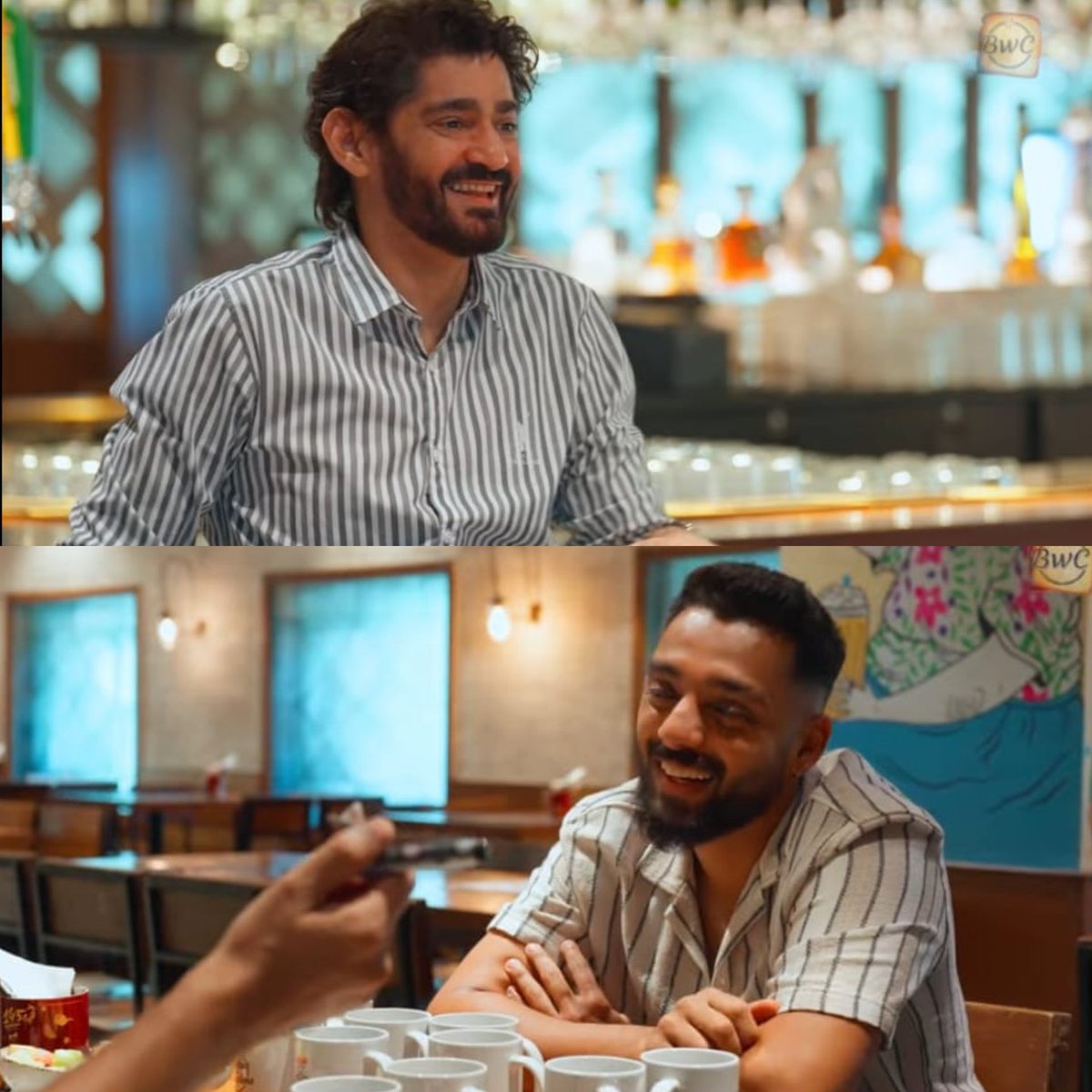 Rokte_Amarr_KKR's tweet photo. 🗣️Varun CV: "I don't like the limelight."

🗣️Gaurav: "𝙔𝙤𝙪'𝙧𝙚 𝙄𝙣𝙙𝙞𝙖'𝙨 𝙣𝙤. 1 𝙗𝙤𝙬𝙡𝙚𝙧 𝙞𝙣 𝙏20 𝘾𝙧𝙞𝙘𝙠𝙚𝙩. 🔥
Playing cricket in India and you say you don't like the limelight?" (laughs) https://t.co/9q8W1RuvIi