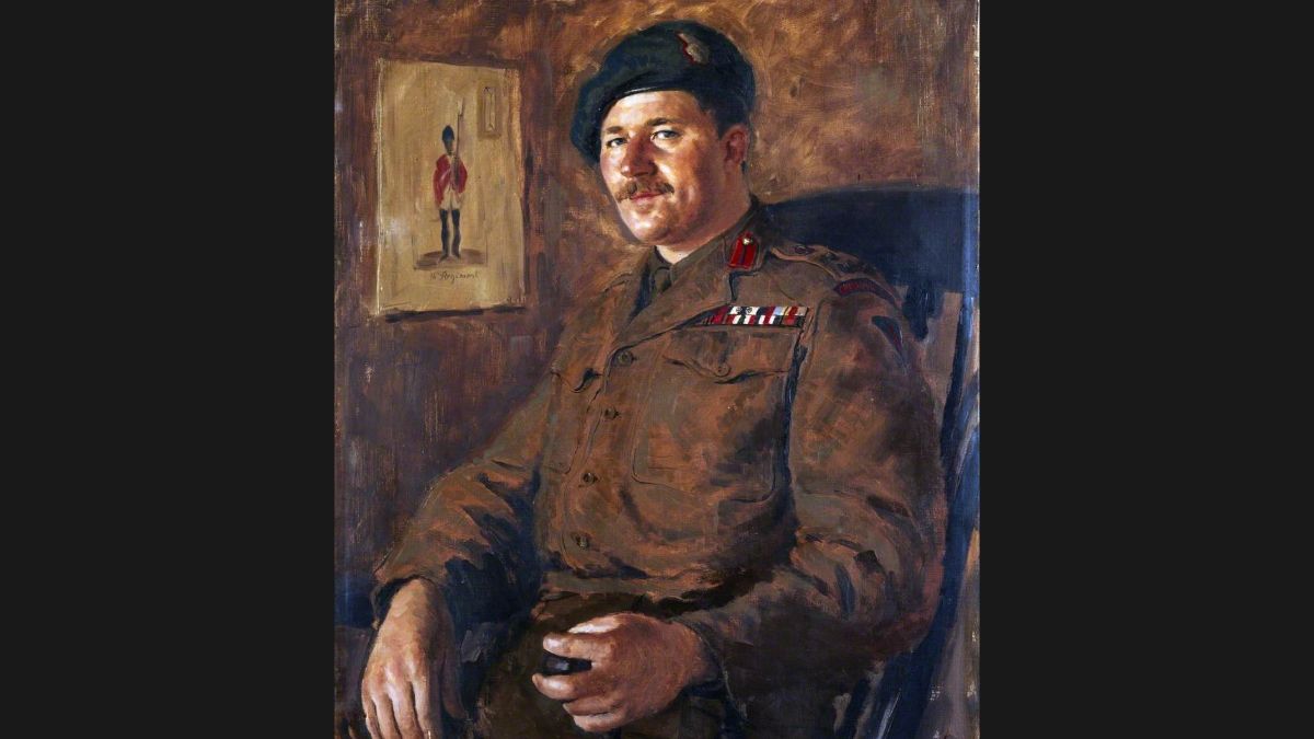 With Peacock's fate unknown, Young (🎨 John Worsley/National Army Museum) scales back 3 Commando Brigade's op to a single-night 'snatch' raid, with COPP 8's Freddie Ponsonby and Alec Colson guiding them. It will take place early next month. /🧵

▶️ coppsurvey.uk/october-1944/#…