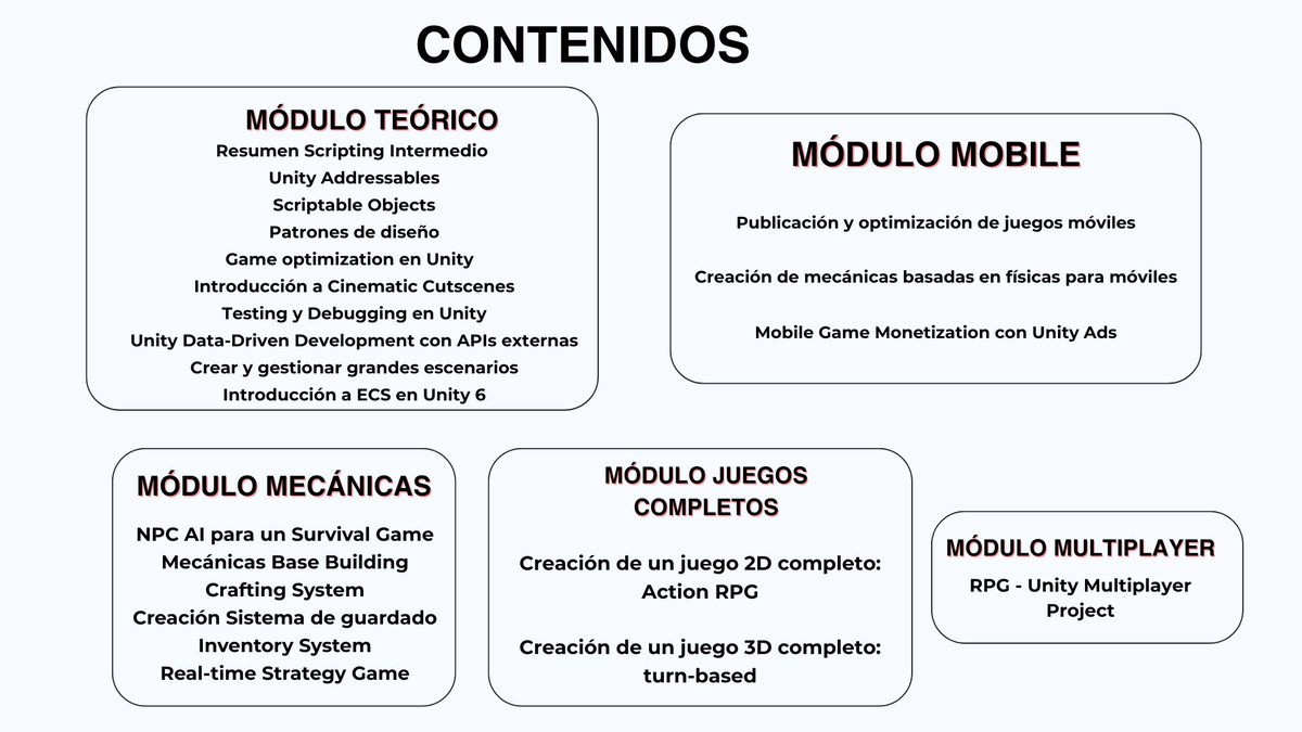 ElenaImagineer's tweet image. Gente bonita del multiverso...¡En breve comenzamos la 1ª Edición del Bootcamp de Creación de Videojuegos con Unity AVANZADO! 😎
10 años programando videojuegos con Unity resumidos aquí 🔥
+ info:
stegaacademy.es/unityavanzado/
Mucho, pero que mucho #gamedev y del bueno