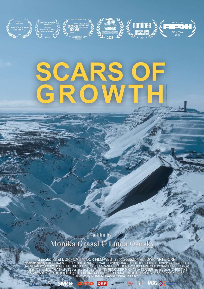 Cineteca Madrid (@cinetecamadrid) on Twitter photo 💚En 'Scars of Growth' sus directoras revelan las contradicciones de la transición energética y cuestionan si el "crecimiento verde” puede lograrse sin afectar a comunidades y ecosistemas👇
cinetecamadrid.com/programacion/s…
Con <a href="/AnotherWayFF/">Another Way Film Festival</a>, nos acompañará Linda Osuski en #CinetecaMadrid 💚En 'Scars of Growth' sus directoras revelan las contradicciones de la transición energética y cuestionan si el "crecimiento verde” puede lograrse sin afectar a comunidades y ecosistemas👇
cinetecamadrid.com/programacion/s…
Con <a href="/AnotherWayFF/">Another Way Film Festival</a>, nos acompañará Linda Osuski en #CinetecaMadrid