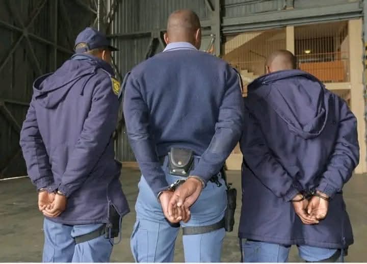🚨 BREAKING NEWS 🚨

Three South African Police Officers have been arrested in Germiston for allegedly supplying drugs to an individual who was acting as their runner.

The shocking arrests expose deep-rooted corruption within the ranks, as investigations continue to uncover the