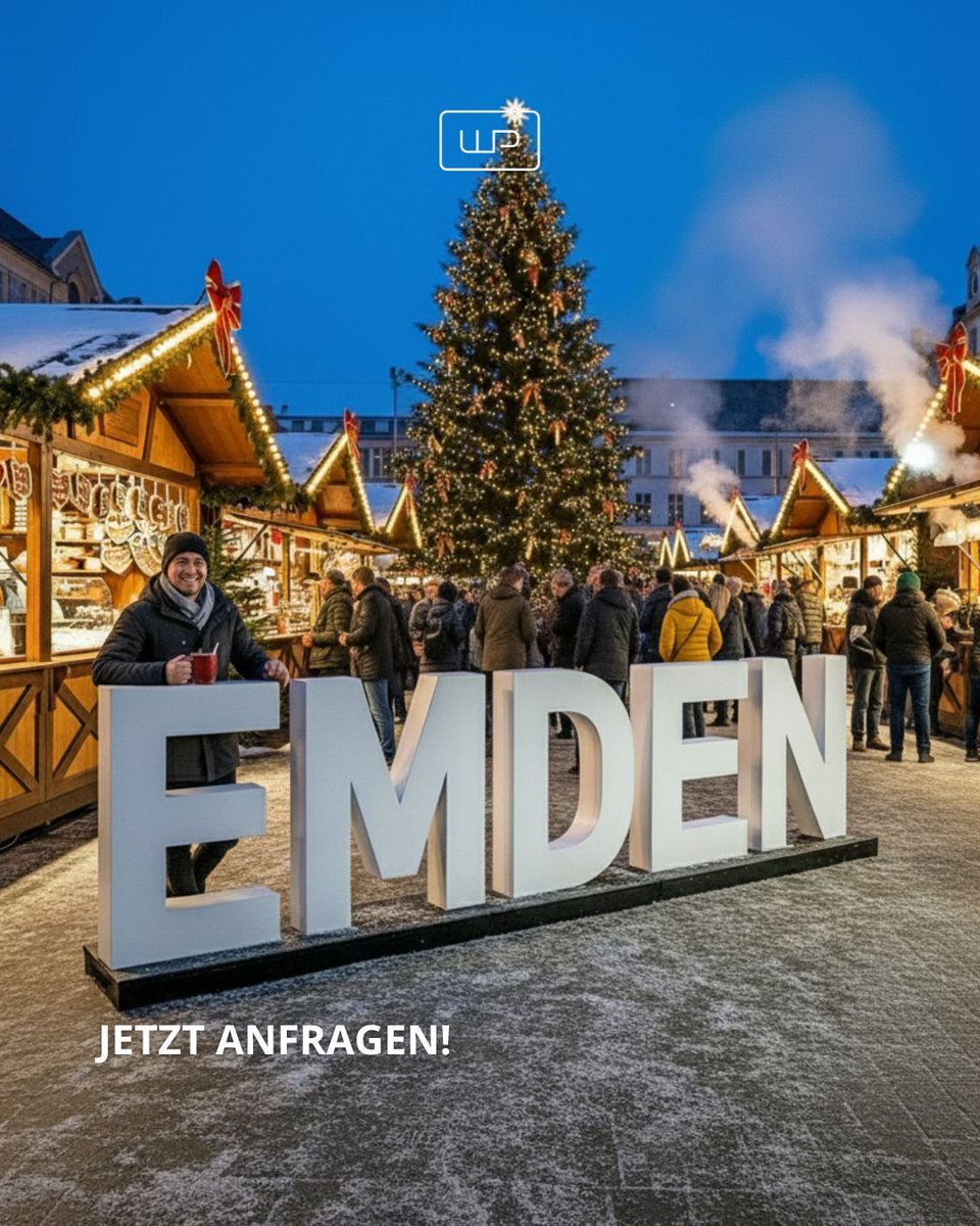 🎄 Weihnachtszauber in XXL!
Unsere 3D-Mega-Schriftzüge machen euren Weihnachtsmarkt zum Fotospot &amp;
Social-Media-Hit. 📸✨
❄️ Wetterfest &amp; individuell
👉 Jetzt anfragen: wp-highlights.de/xxl-buchstaben
#Weihnachtsmarkt #XXLBuchstaben #Branding #Eyecatcher
#XXLBuchstaben #Weihnachtsmarkt