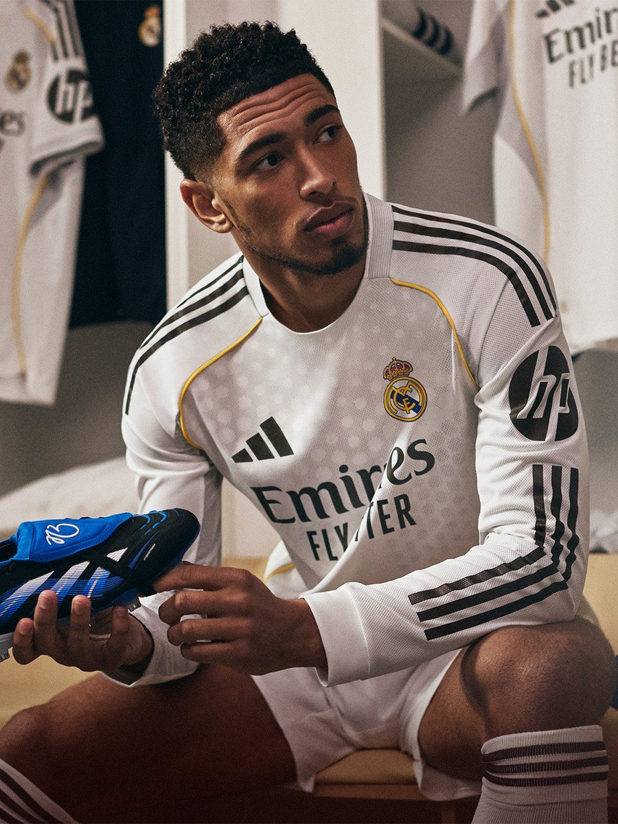 公式発表】 🏴󠁧󠁢󠁥󠁮󠁧󠁿ベリンガムの新スパイクが公開 📸 @realmadrid