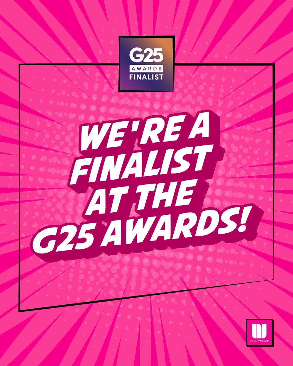 Windowwidgets's tweet image. We&apos;re finalists at the G25 Awards! 

Josh, our Customer Service Team Leader, here at Window Widgets is a finalist under the Rising Star category! ⭐

The winners will be announced on the 28th of November 🤞

@G_Awards