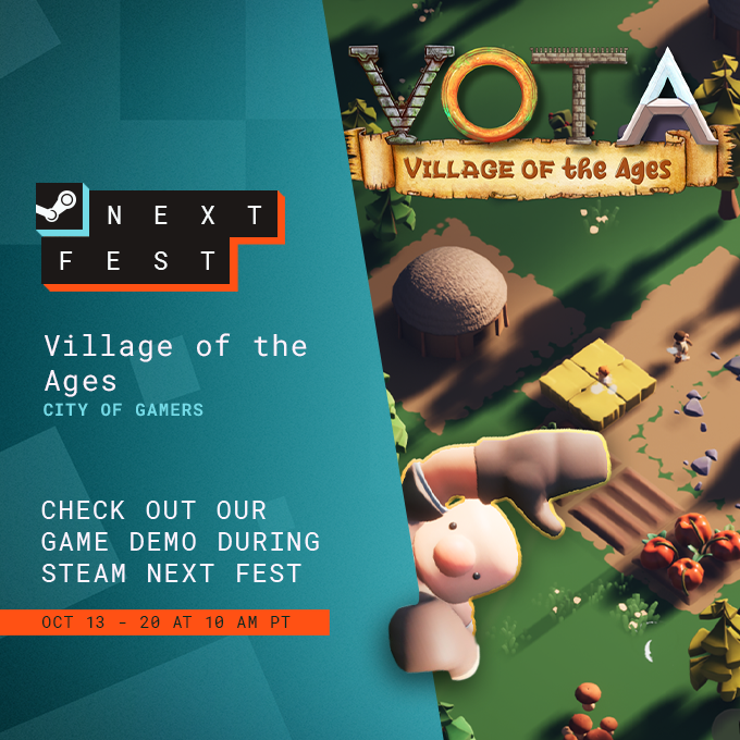 If a giant tornado came and ended it all, would you rebuild? Well you can try in our laid-back city builder Village of the Ages. Check out the demo during Steam Next Fest and Wishlist for Updates! 

Link: store.steampowered.com/app/3911770/Vi…

#SteamNextFest #IndieGame #VillageSim #CityBuilder
