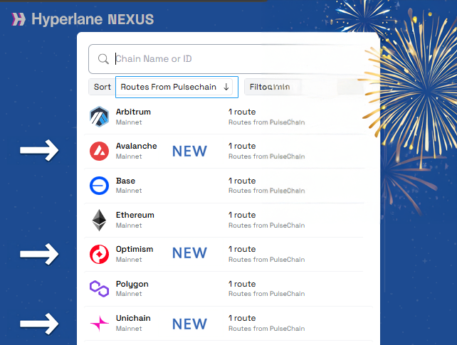 HEXscout (@hexscout) on Twitter photo 🚨 BREAKING: 3 new chains now directly connected to PulseChain ⚡️
Avalanche. Optimism. Unichain.
Next up: Solana + BSC — coming soon.
The new cross-chain standard:
Fee-Free. Limit-Free. Permissionless.
Did you know you can access <a href="/RichardHeartWin/">Richard Heart</a>´s PulseChain from 130+ chains 🚨 BREAKING: 3 new chains now directly connected to PulseChain ⚡️
Avalanche. Optimism. Unichain.
Next up: Solana + BSC — coming soon.
The new cross-chain standard:
Fee-Free. Limit-Free. Permissionless.
Did you know you can access <a href="/RichardHeartWin/">Richard Heart</a>´s PulseChain from 130+ chains