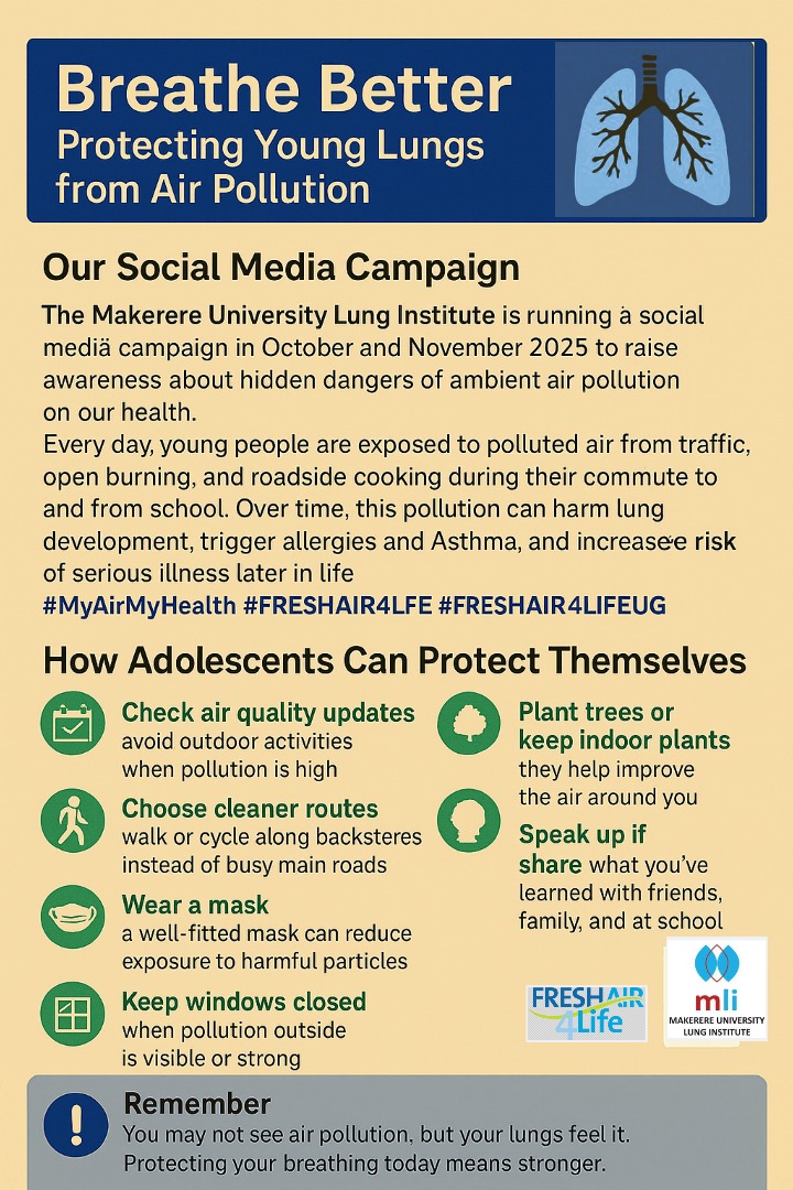 Lung Institute, Makerere University tweet media