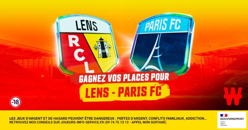 WinamaxSport's tweet photo. ⚽️ 1 lot de 2 places à gagner pour @RCLens - Paris FC, dimanche 19/10 à 15h00 !

📄 Règlement > https://t.co/GK4TmOZf3R