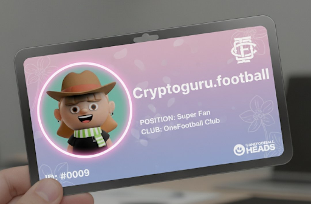 Here's my ID 

Only football believers have a unique ID like this

Don't have an ID name. Download the @onefootball app now and create your free ID name now

Card ID made by <a href="/Vidix77/">Vick7</a>