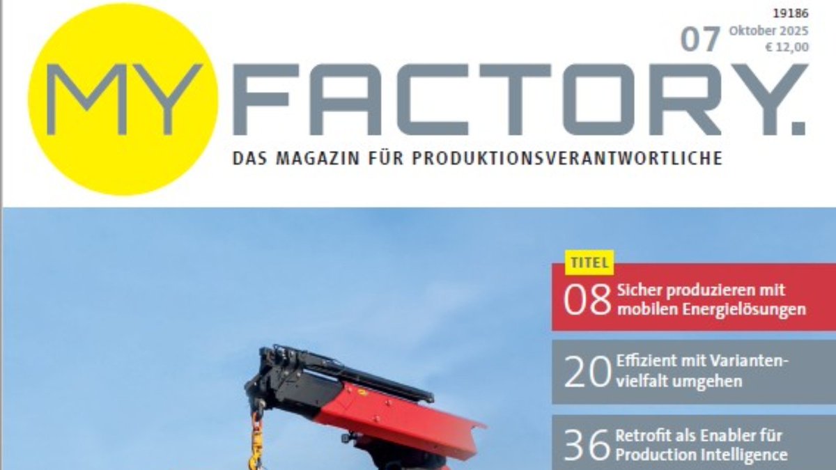 MY FACTORY 7/2025 inkl. Supplement Umwelttechnik - aktuelle Ausgabe kostenfrei und bequem digital lesen!

brnw.ch/21wWFg3

#vfv25 #epaper