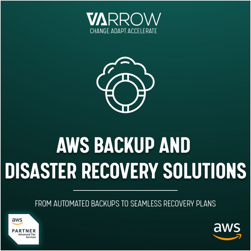 VArrowTech's tweet image. We design #AWS #Backup and #Disaster #Recovery solutions that keep your business protected, compliant, and ready for anything. Our approach combines automated backups, replication across regions, and seamless restoration to ensure zero data loss.
varrow.uk/aws-solutions/