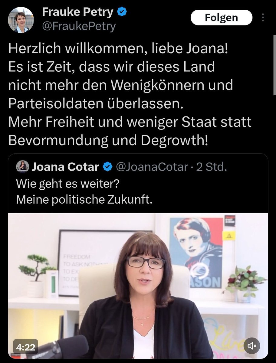 Das ist alles, was ich heute über Frau Cotar wissen muss! 🤷🏻‍♀️🤦🏻‍♀️