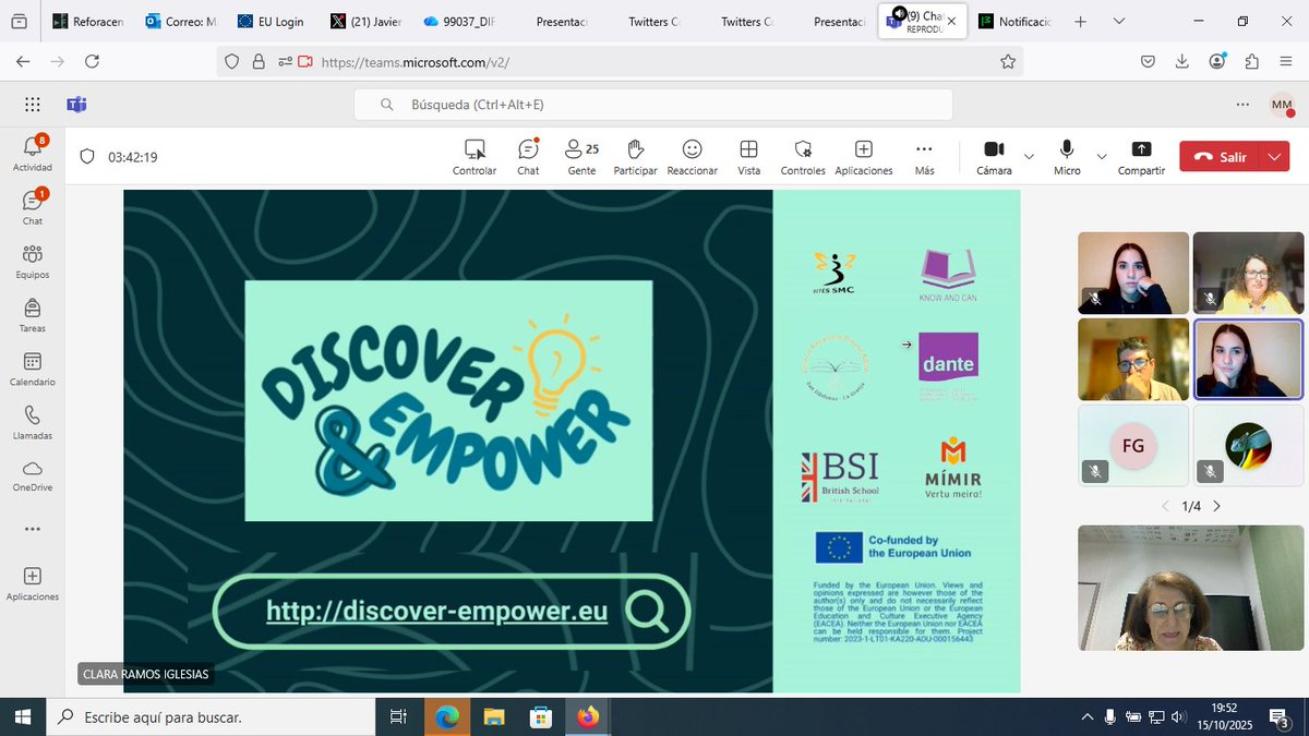 CFIE_Segovia's tweet photo. 🇪🇺XIII Jornada Difusión de Programas Europeos: Erasmus +.
🌍#ERASMUSDAYS 2025 para dar a conocer los beneficios y oportunidades del programa Erasmus+ 
#incluCyL #innovaCyL #internacionalizaCyL @educacyl #ProyectoEuropeo @sepiegob @EUErasmusPlusMa #ErasmusPlus https://t.co/TQBzT7kZOd