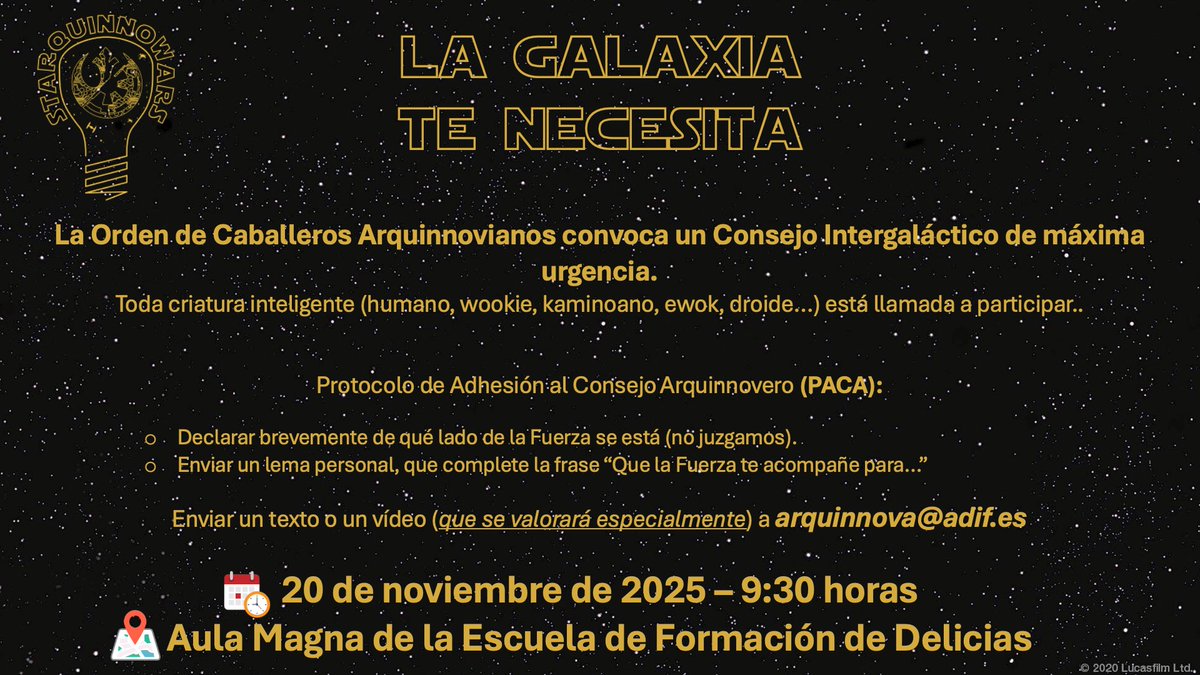 Si vuestra IA favorita no pudo traducir el mensaje del otro día, aquí tenemos a nuestro traductor universal en acción 🤓
#ArquinnovaXIV #StarquinnoWars