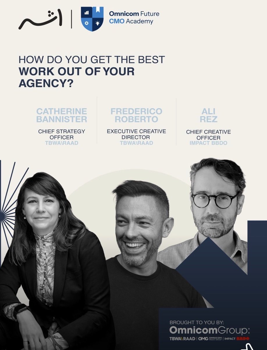 Looking forward for next week’s <a href="/Atharfestivalsa/">Athar Saudi Festival of Creativity</a> in Saudi! #atharfestival