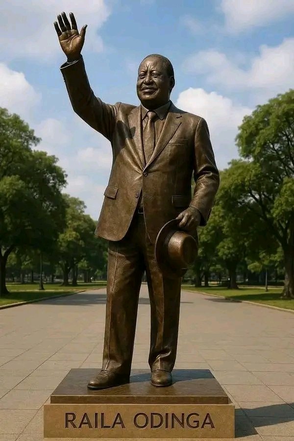 Like if you support putting a statue of Raila Odinga in Nairobi to honor him