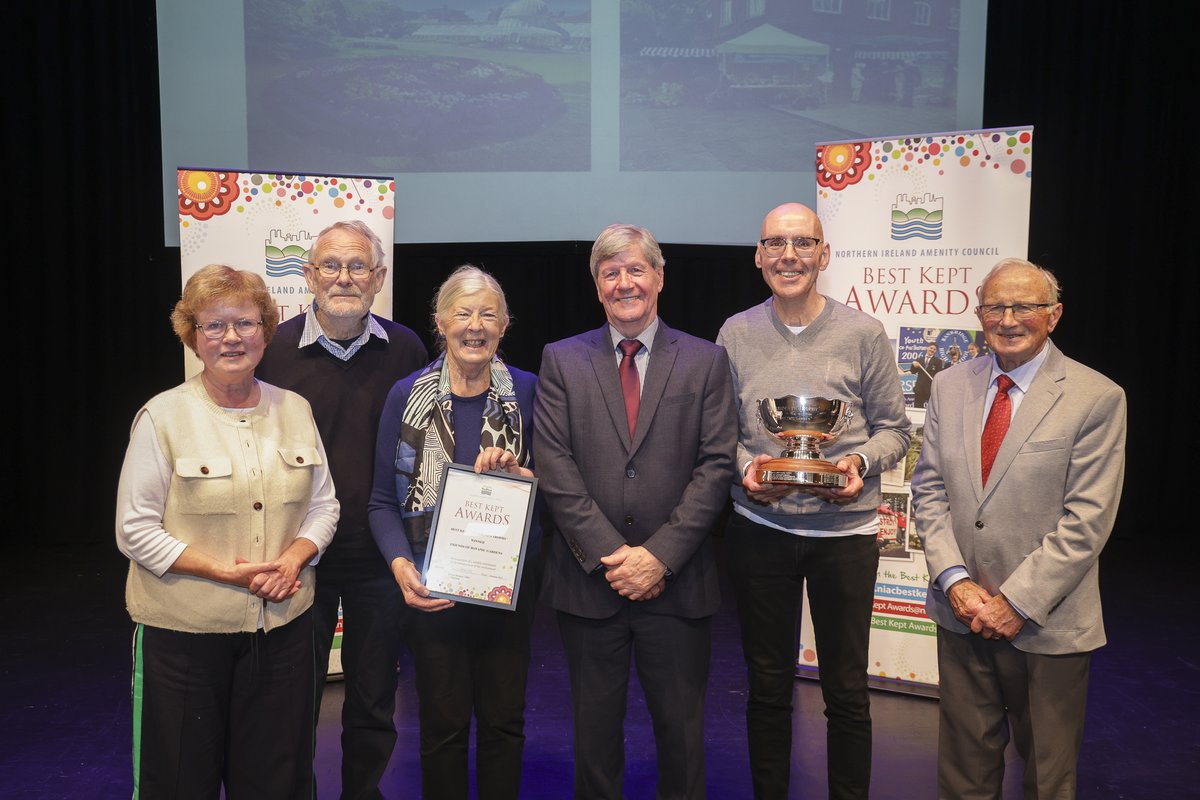 Well done to 'Friends of Botanic Gardens' <a href="/belfastcc/">Belfast City Council</a> on being awarded 'The President's Trophy' at the 2025 Best Kept Award Ceremony. The award recognises the outstanding work that FOBG carry out.  Congratulations to everyone involved.