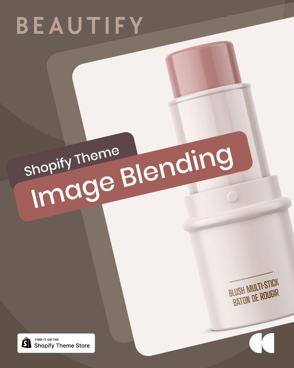cleancanvas's tweet image. 🚀 New in BEAUTIFY: Image Blending!
Say goodbye to clashing product photos, BEAUTIFY now blends your images seamlessly with your store’s palette for a clean, premium, branded look.
👉 Try it now: shopify.pxf.io/beautify
#Shopify #BeautifyTheme #Beauty #Skincare #Cosmetics