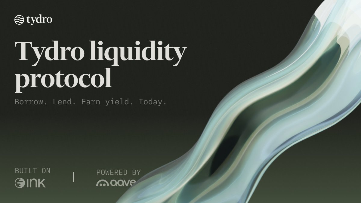 CryptolenzHQ's tweet photo. Ink has unveiled a new decentralised liquidity protocol called Tydro.
#Crypto #CryptoNews #INK #Tydro #AAVE https://t.co/UNJ7Fgl8Sz