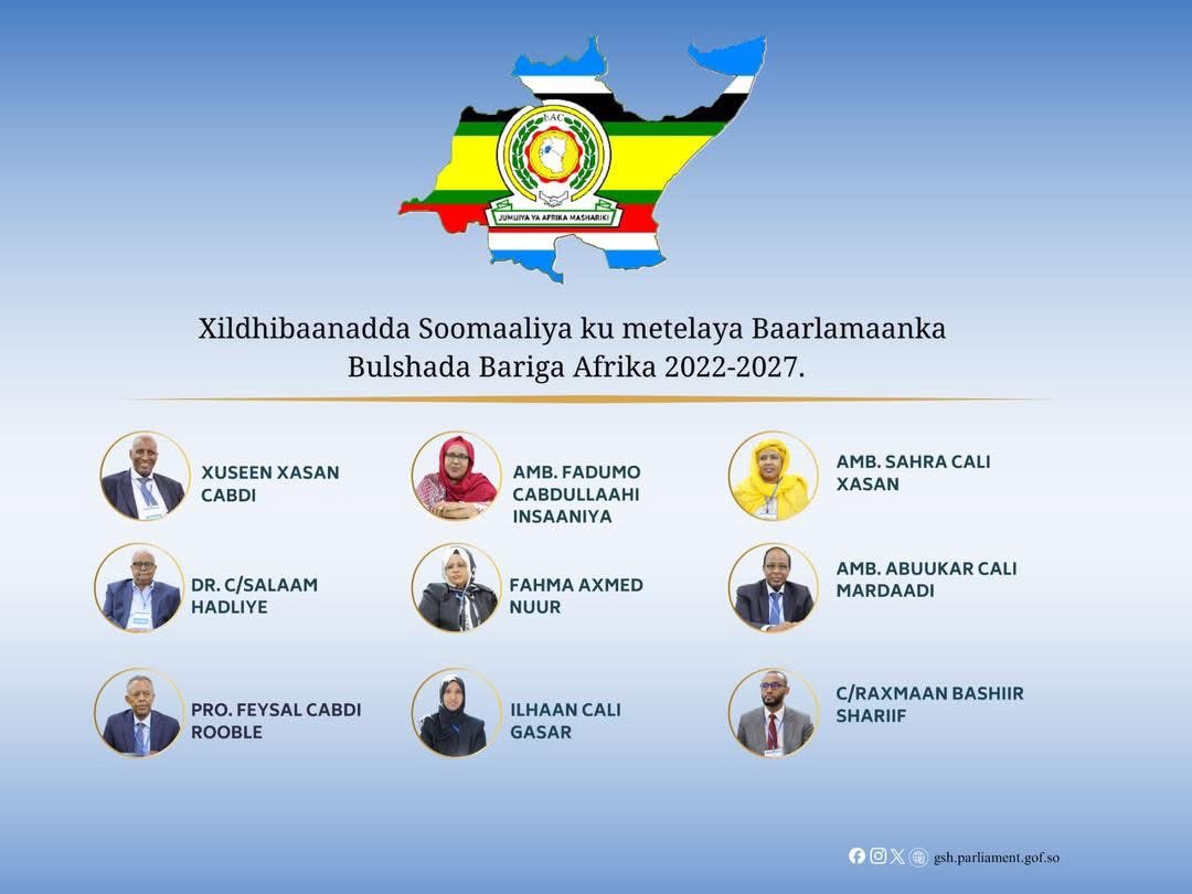 Somali East Africa MPs.