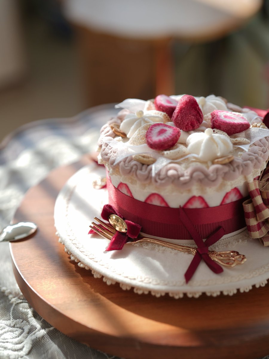 星箱works リボンタルト 帽子型ボンネット サックス リボンタルト 帽子