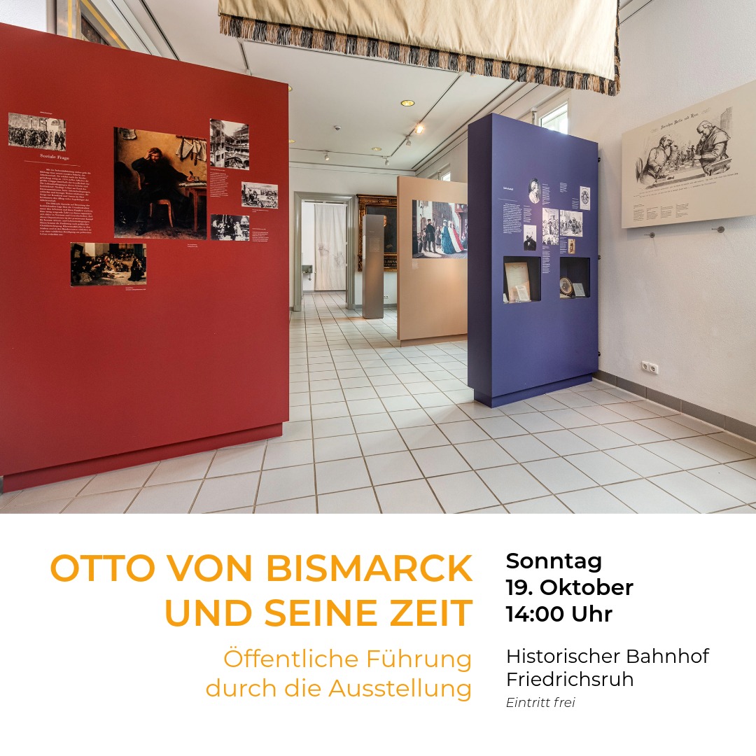 Wir laden am Sonntag wieder zu einer öffentlichen Führung ein – mit dem herbstlichen Sachsenwald vor der Tür!