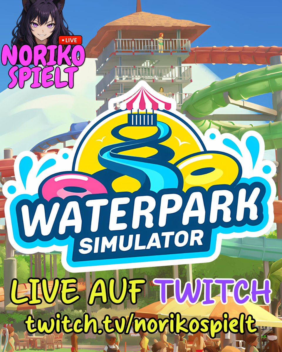 NorikoSpielt's tweet image. Alles klar, heute Abend ab 20:30 Uhr gibt es wieder Action in meiner Spritzbude! Ob wir dieses Mal von Seemöwen angegriffen werden? 😱😱

#vtuber #streamer #waterparksimulator