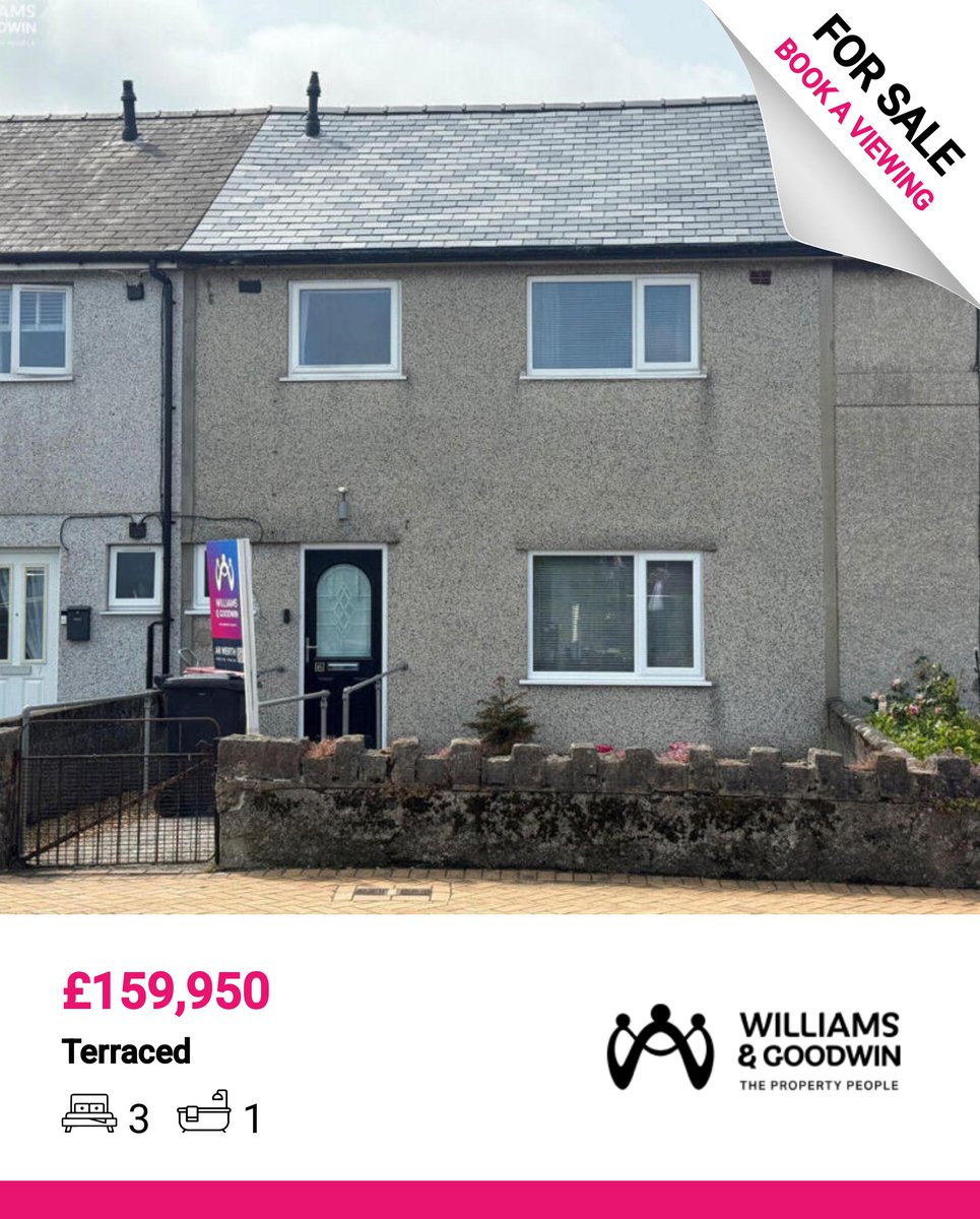 Tai Dinas, Llangefni, Anglesey, LL77
For Sale: £159,950
Llangefni Isle of Anglesey
Discover the perfect blend of modern comfort and traditional charm at 6 Tai Dinas,...
01248 75 1000 tppuk.com/estate-agents/… #Anglesey #Llangefni #ForSale